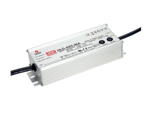 HLG-40H-12B - Mean Well Alimentatore LED 320 W Tensione Costante 12V - Dimmerabile 3 in 1 IP67