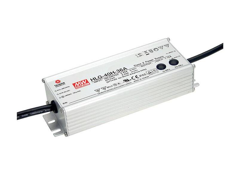 HLG-40H-12B - Mean Well Alimentatore LED 320 W Tensione Costante 12V - Dimmerabile 3 in 1 IP67-0