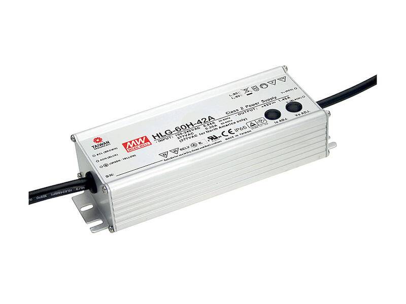 HLG-60H-20A - Mean Well Alimentatore LED 60 W Tensione Costante 20V - Dimmerabile IP65-0