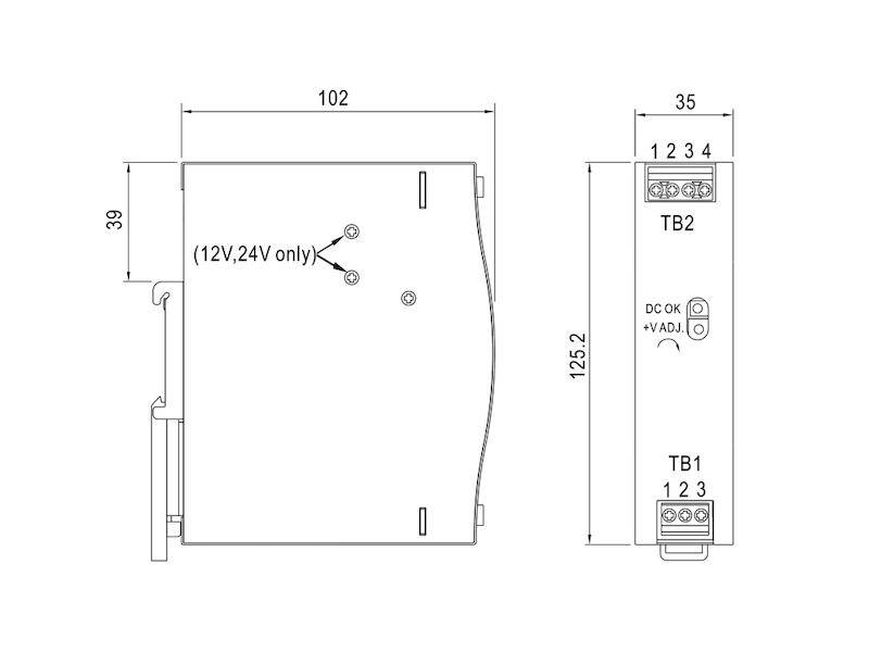 Mean Well - NDR-75-12 - 75Watt 12 V-1