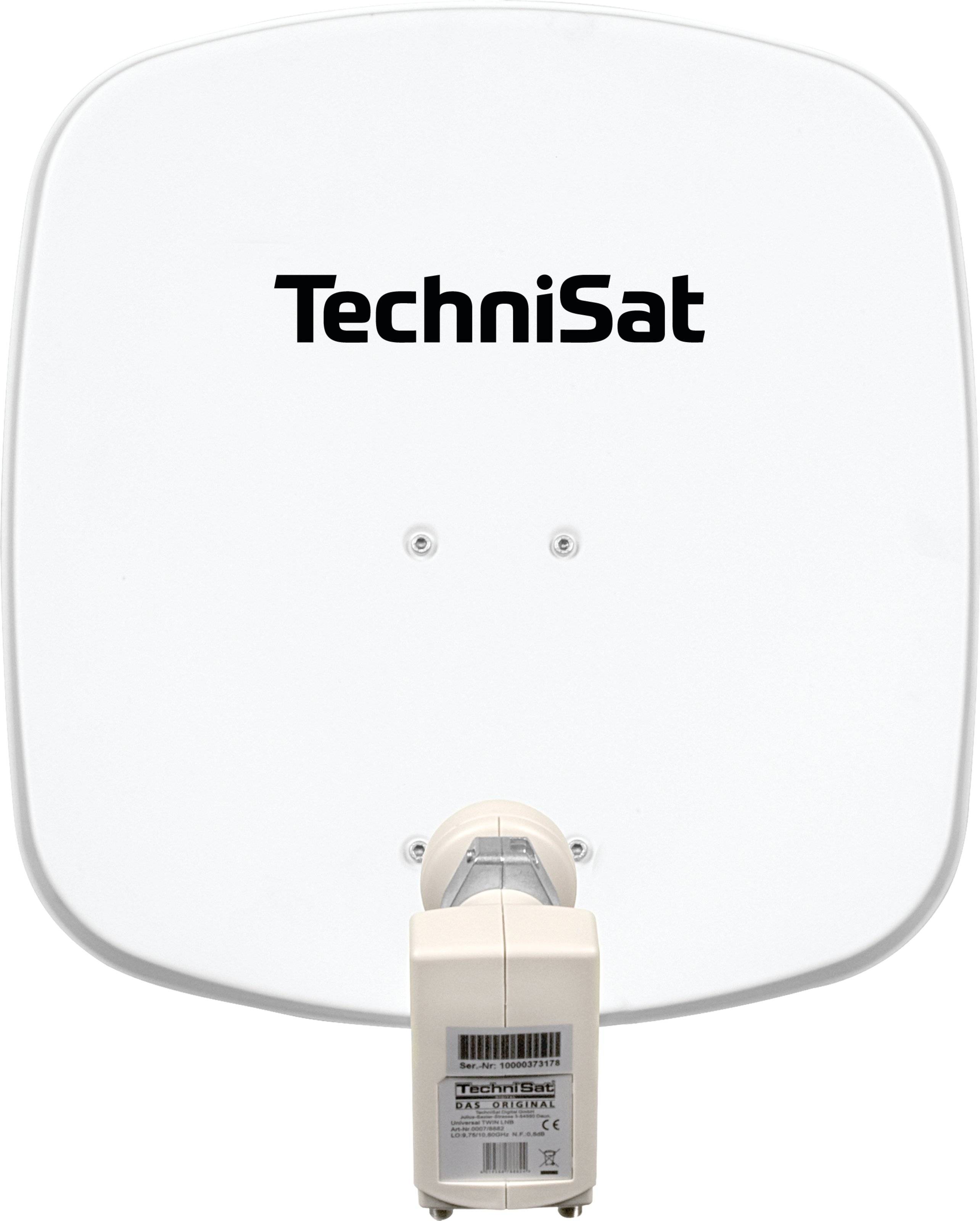 TechniSat DigiDish 45 - antenna - antenna parabolica - satellite - doppio LNB - esterno possibile montaggio a parete-0