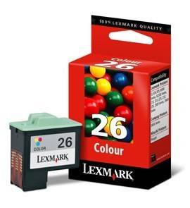 Lexmark #26 Color Print Cartridge cartuccia d'inchiostro Originale Ciano, Magenta, Giallo-0