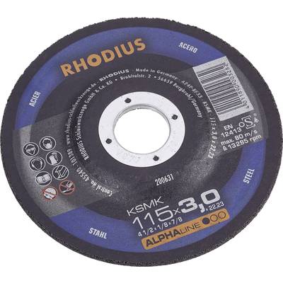 Rhodius KSMFT 200550 Disco di taglio dritto 230 mm 1 pz. Acciaio