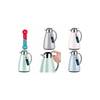 caraffa termica emsa CAMPO, 1,0 litro, grigio pastello lucido, con pallone isolante in vetro di alta qualitÃ , 100% - 1