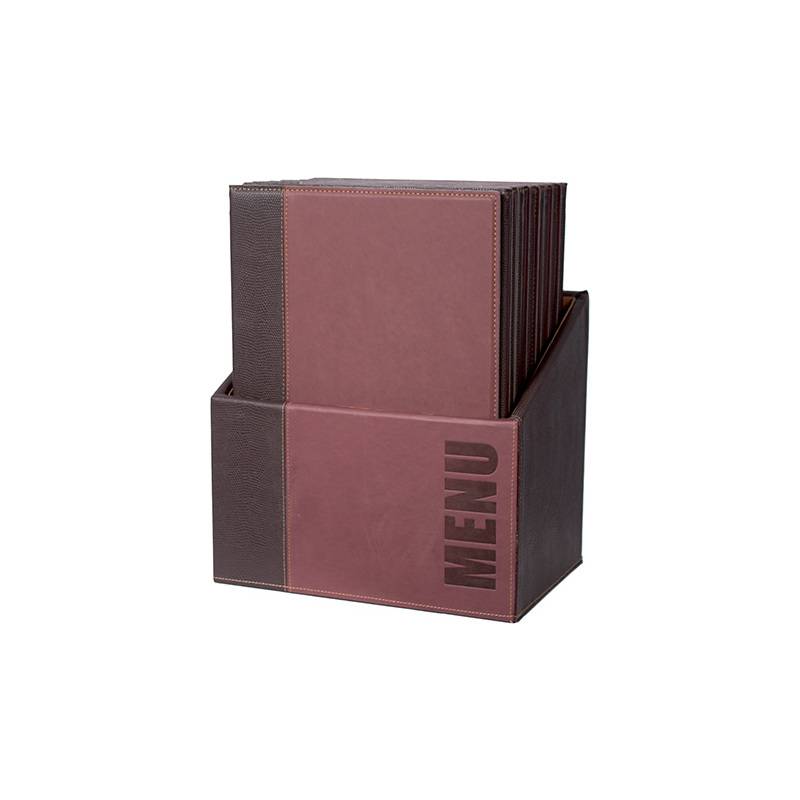 Menu Box Trendy - 20 PortamenU' - bordeaux - Securit-0