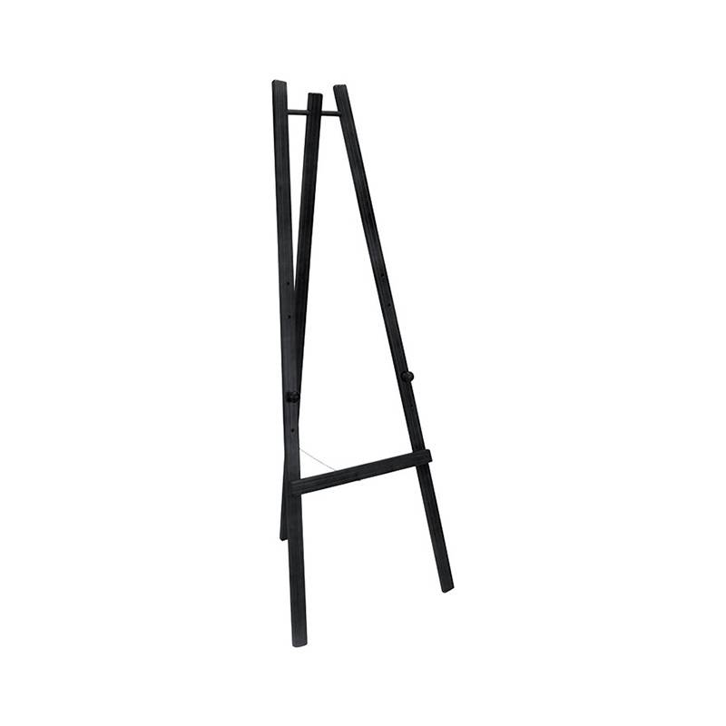 Cavalletto in legno nero - altezza 165 cm - Securit-0