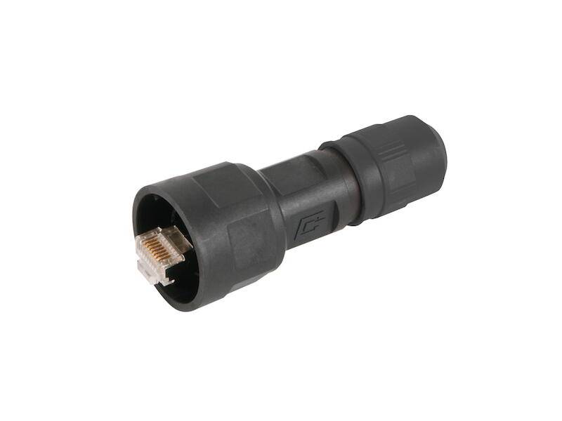 Telegärtner STX V1 RJ45-Steckerset Kunststoff Variante 1 Stecker, gerade Pole: 8P8C J80026A0009 Schwarz J80026A0009 1 S