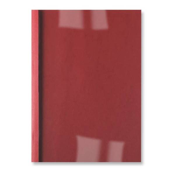 GBC Copertine rilegatura termica LeatherGrain 1,5 mm rosse (100) [IB451201]