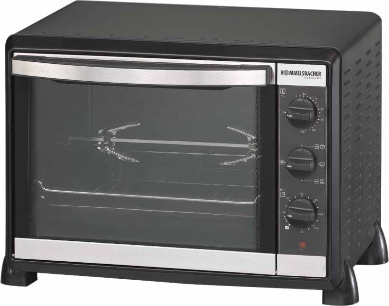 Rommelsbacher BG 1550 - Elektroofen mit Grill - 30 Liter - 1550 W - Schwarz-0