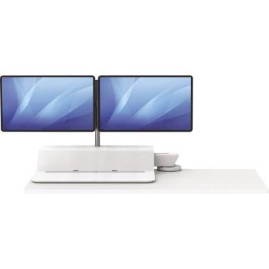 Fellowes Lotus RT (Fellowes 8081801 Lotus RT Dual Sit-Stand Workstation White)-2