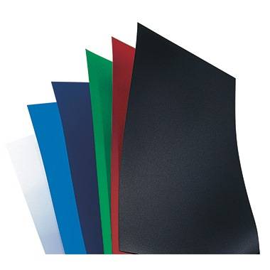 GBC PolyOpaque - Einbanddeckel aus Polypropylen - A4 (210 x 297 mm) - 300 Mikron - Schwarz - 100 Stck. - für GBCClickBin-0