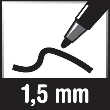 Immagine simbolo per Marcatore doppia punta Staedtler Lumocolor permanent duo 348 0,6-1,5 mm blu - 348-3