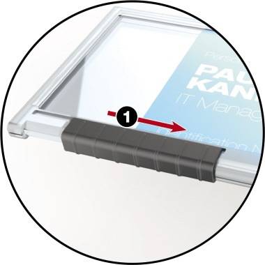 DURABLE Ausweishalter PUSHBOX für 1 Karte 1 Pg. à 10 Stück 892219-2