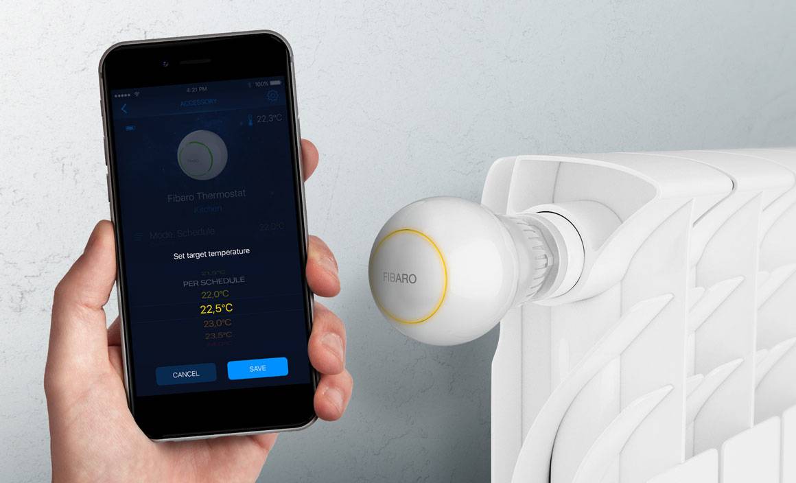 Fibaro FGT-001 ZW5 EU Z-Wave Weiß Thermostat (FIBEFGT-001)-3