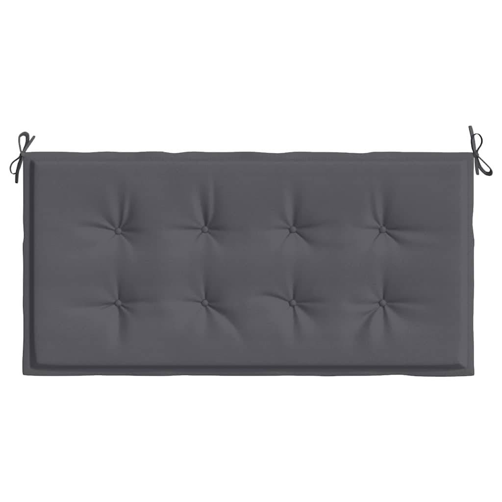 Cuscino per Panca Antracite 100x50x3 cm in Tessuto Oxford-1