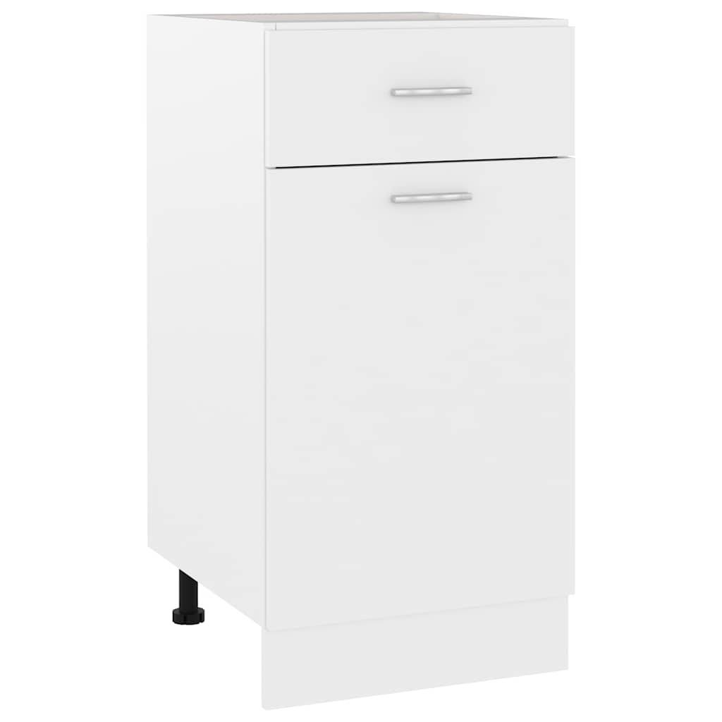 Armadio Inferiore Cassetto Bianco 40x46x81,5 Legno Multistrato