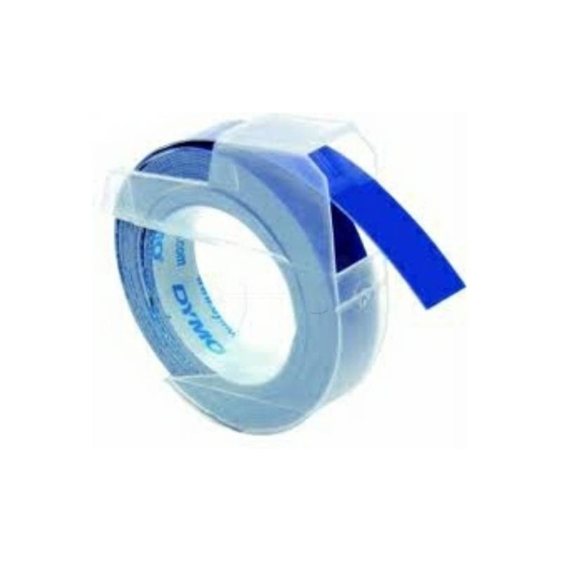 Dymoâ® Pres Band originale per Omega e Junior Plastic 9mm x 3M - Deliziante blu-0
