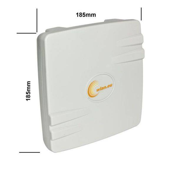 Allnet ANT-24-1T1R-PATCH-185-2.4-2.5-Directional-N-Type-Dual Polarization-Wall-Outdoor (ANT-24-1T1R-Patch-185)-0