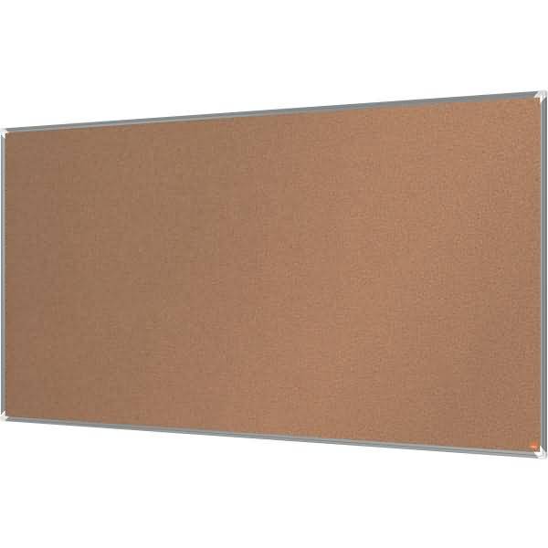 Nobo Premium Plus bacheca per appunti Interno Marrone Alluminio (Nobo 1915185 Premium Plus Cork Notice Board 2000x1000mm-1