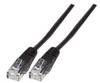EFB-Elektronik Modularkabel RJ45 (8/4) - RJ45 (8/4), vergossen, schwarz, 1 m Hersteller: EFB Elektronik (K2422.1)