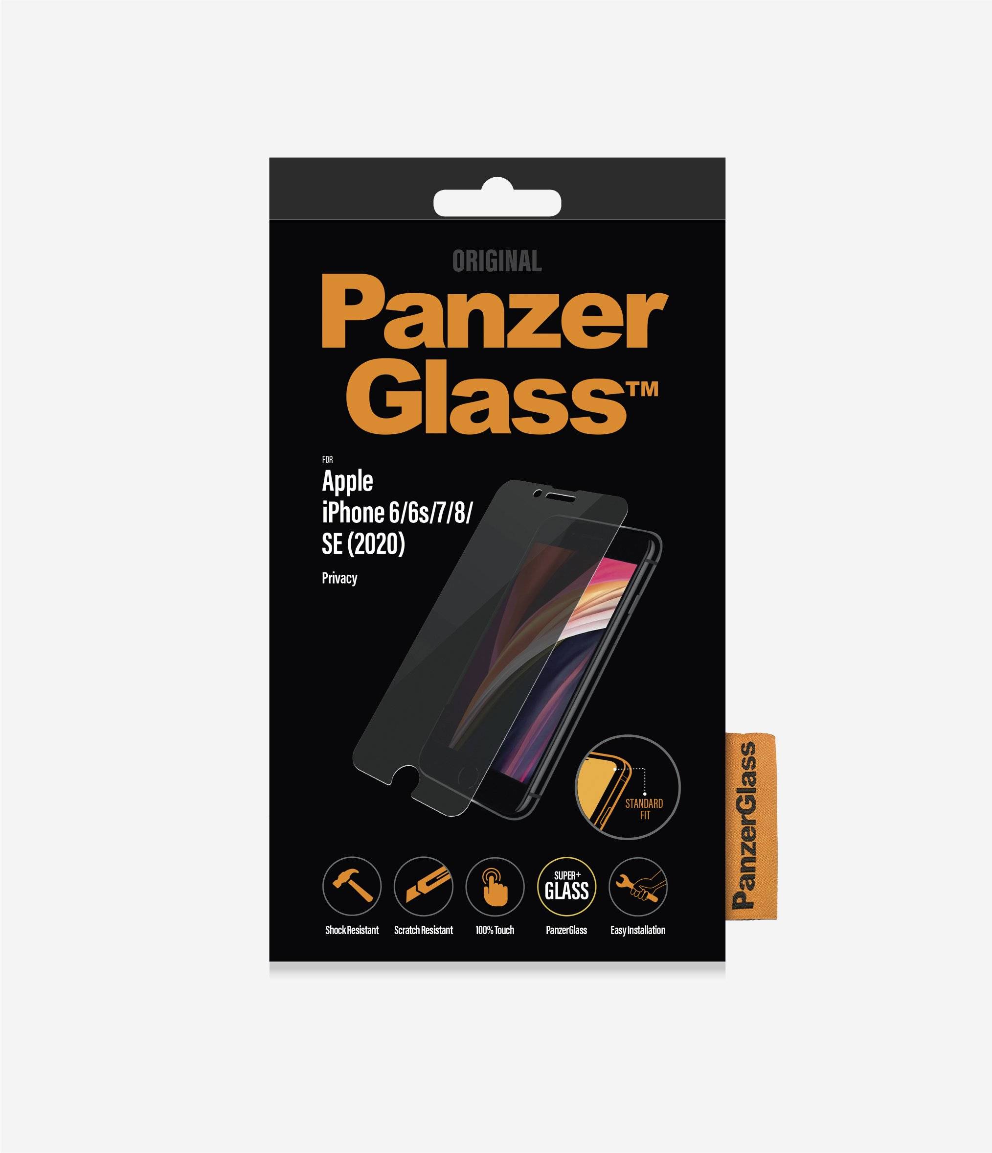 PanzerGlass Zubehör Mobiltelefone Vetro di protezione per display con protezione per gli occhi Apple iPhone 6, iPhone 6s-2