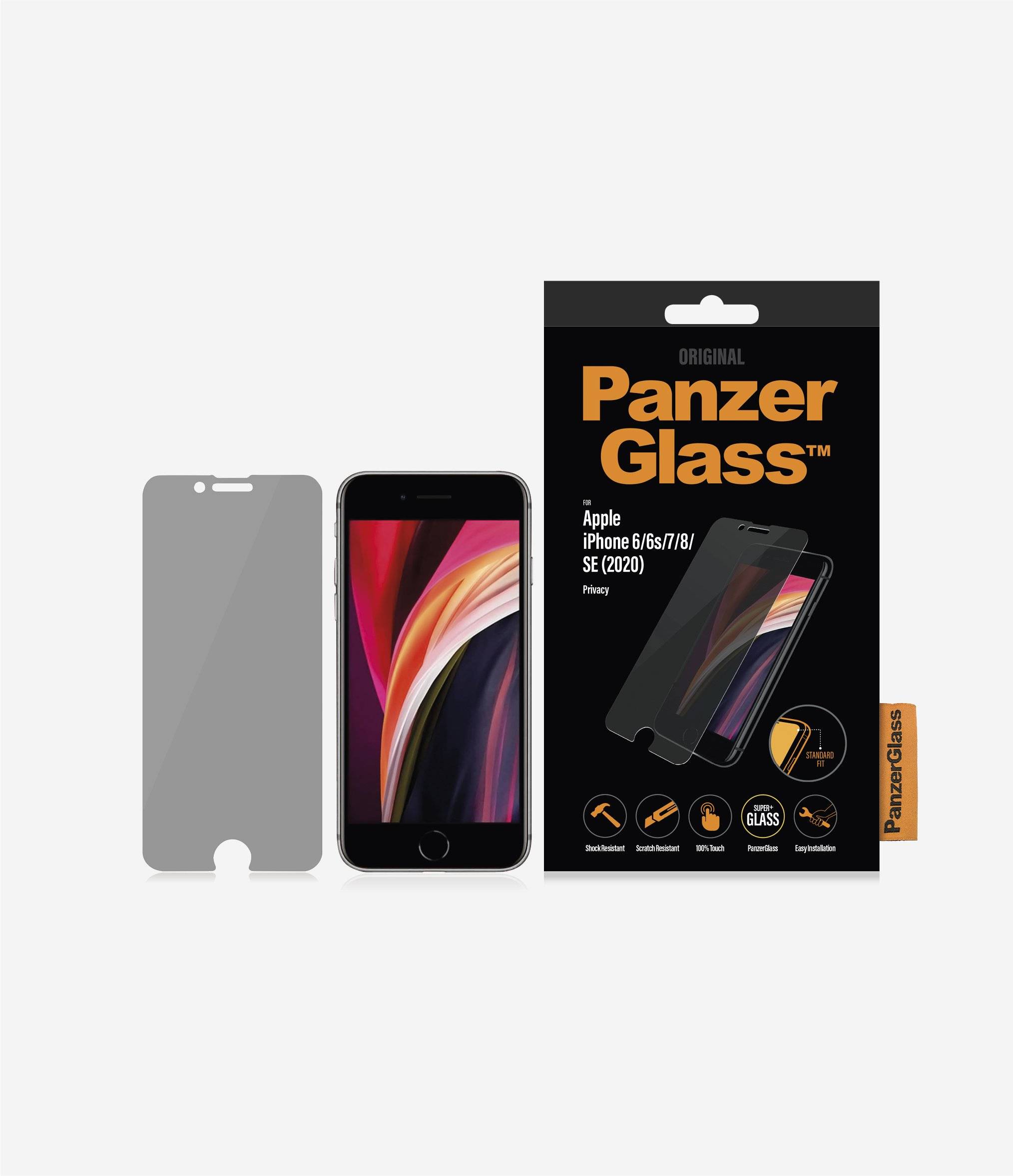 PanzerGlass Zubehör Mobiltelefone Vetro di protezione per display con protezione per gli occhi Apple iPhone 6, iPhone 6s-3