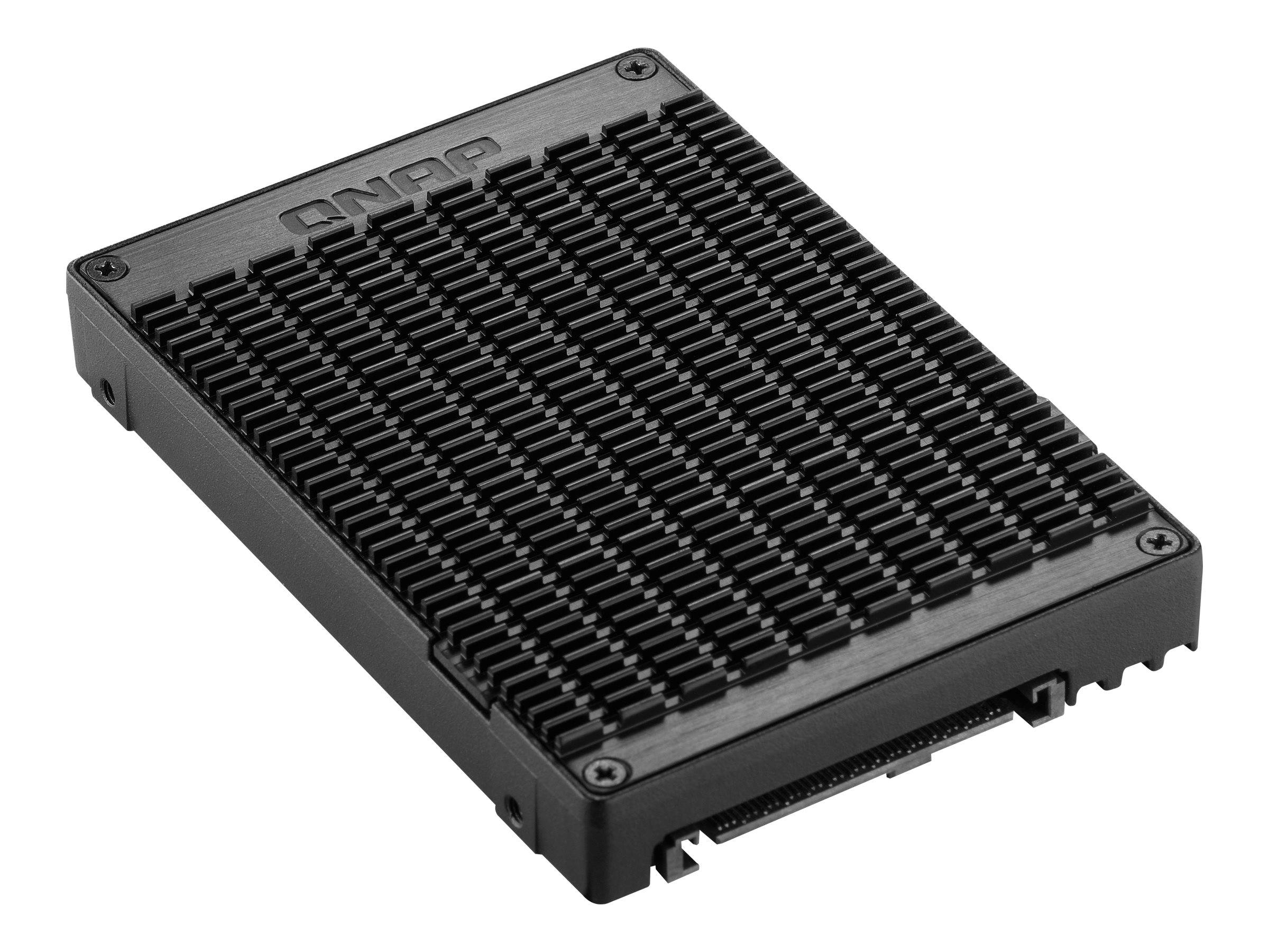 Adattatore QNAP per usare un SSD M.2 PCIe NVMe in un vano unit SSD U.2 PCIe NVMe per PC e NAS-2