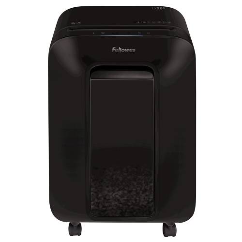 Fellowes lx201 intellibar distruggidocumenti a microframmento cestino 22lt capacita` 12 fogli nero-3