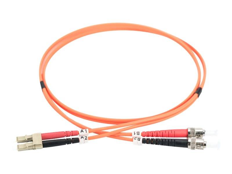 Digitus DK-2531-05 Fibra ottica Fibra ottica Cavo 5.00 m Arancione [1x Spina LC - 1x Spina ST] 50/125 µ Multimode OM2-3
