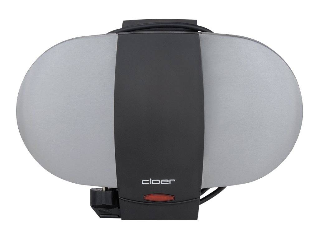 Macchina per waffle doppia Cloer 1329 per due waffle classici-3