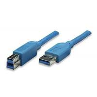 Cavo USB 3.2 Superspeed A maschio/B maschio 2 m blu-3