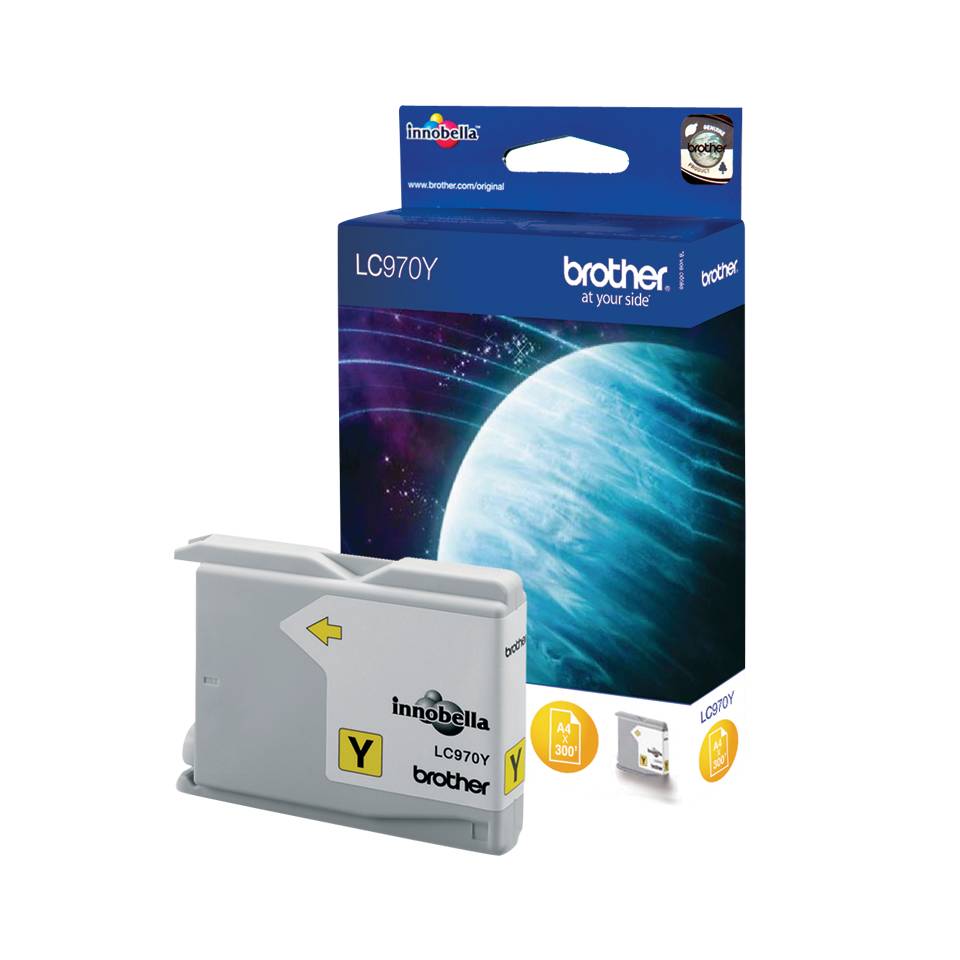 Brother Tintenpatrone LC-970Y, gelb (300 Seiten)-3