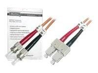 Digitus DK-2512-03 Fibra ottica Fibra ottica Cavo [1x Spina ST - 1x Spina SC] 50/125 µ Multimode OM2 3.00 m-1