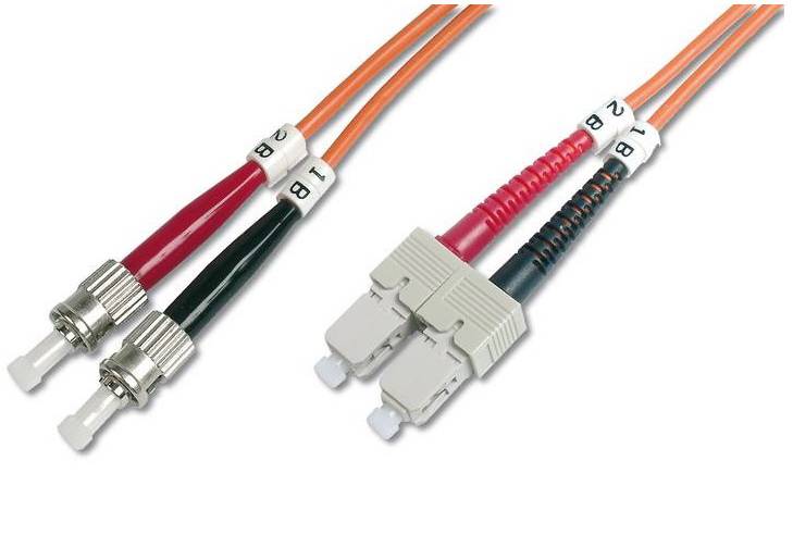 Digitus DK-2512-03 Fibra ottica Fibra ottica Cavo [1x Spina ST - 1x Spina SC] 50/125 µ Multimode OM2 3.00 m-2