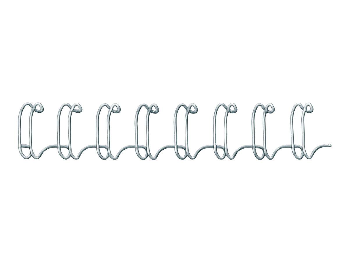 Dorso ad anelli mm.12 metallici silver 34 pz.100-2