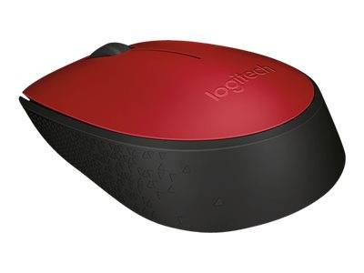 Logitech M171 Mouse Senza fili, Senza fili (radio) Ottico Rosso, Nero 3 Tasti 1000 dpi-2