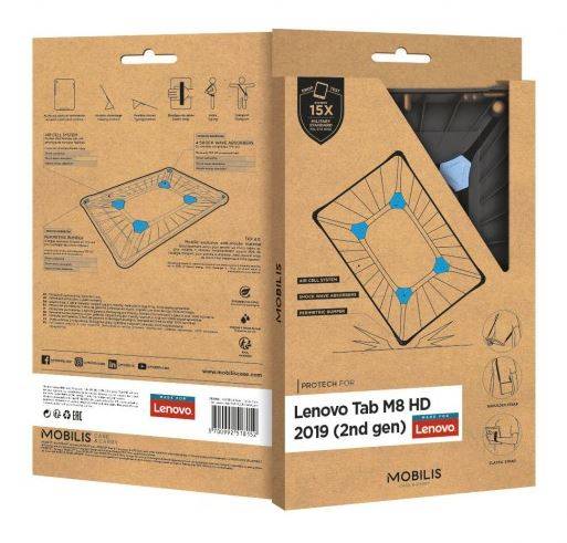 Mobilis protech 20,3 cm [8] Cover a guscio Nero (TABLET CASE TAB M8 HD 2019 2ND - GEN AND TB 8505)-4