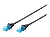 Digitus DK-1512-005/BL RJ45 Cavo di rete, cavo patch CAT 5e U/UTP 0.50 m Nero coppie intrecciate 1 pz.-1