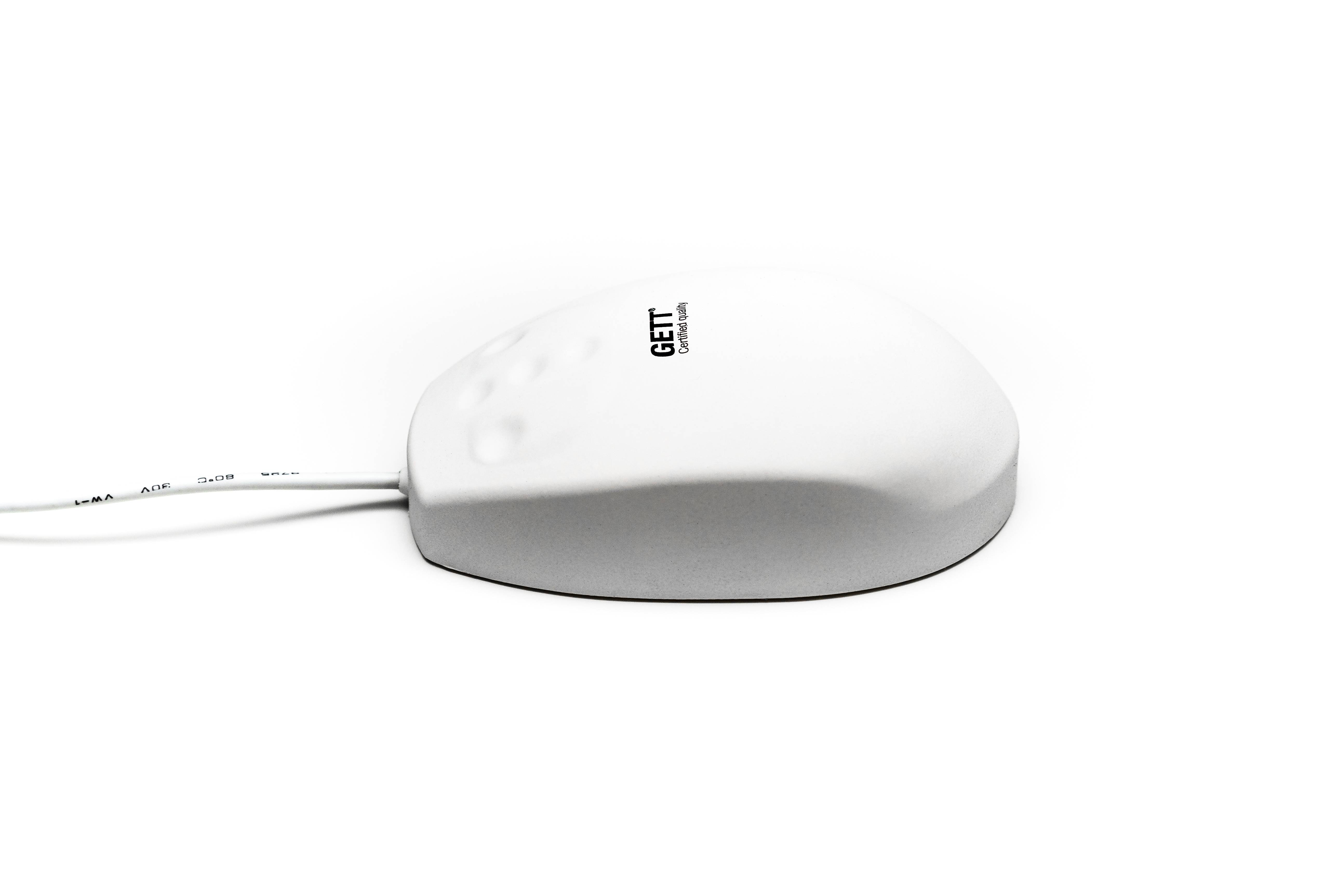 GETT TKH-MOUSE-GCQ-MED-AM-SCROLL-LASER-IP68-WHITE-USB - Maus - Laser - 5 Tasten - kabelgebunden - USB - weiß-3