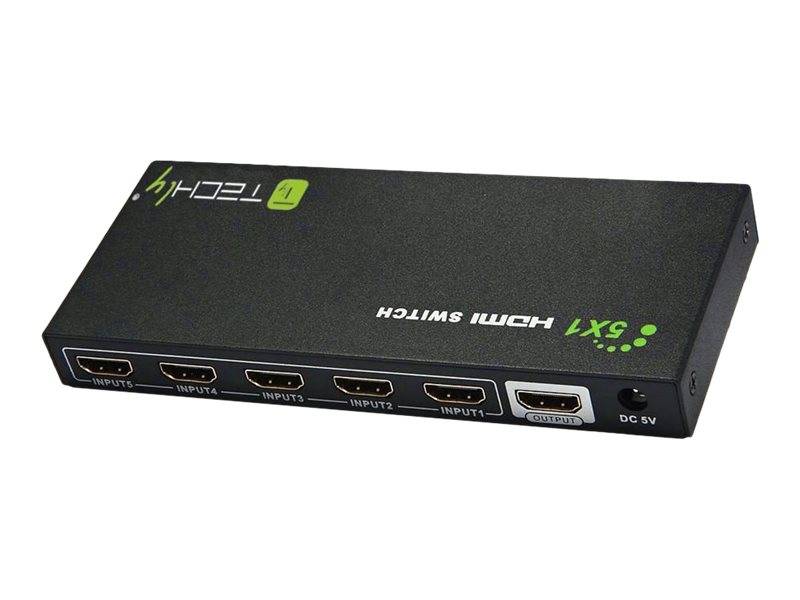 Switch HDMI 5 IN 1 OUT con Telecomando 4K UHD 3D-1