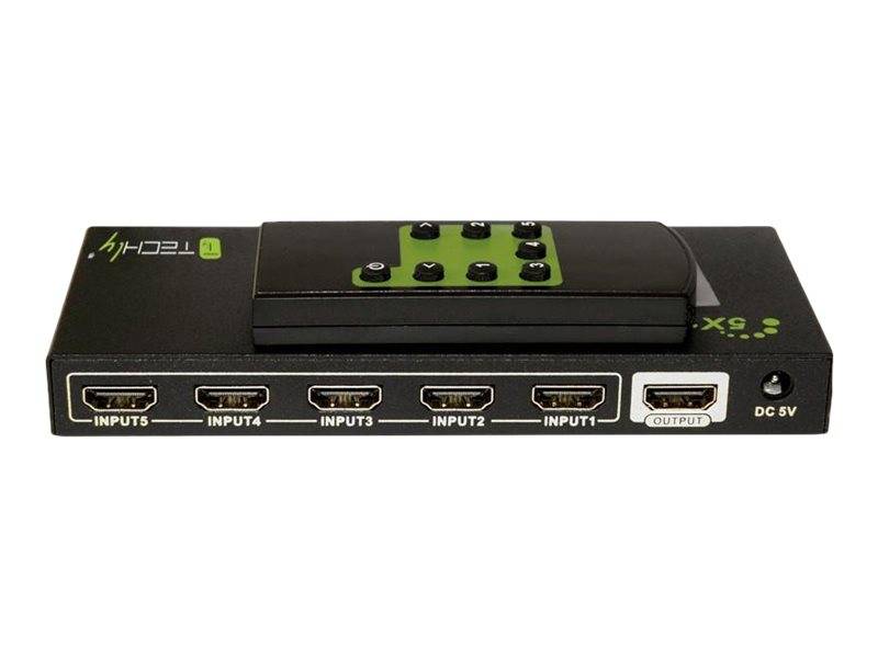 Switch HDMI 5 IN 1 OUT con Telecomando 4K UHD 3D-2