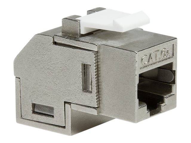 LogiLink - Keystone-Koppler - RJ-45 (W) gewinkelt bis RJ-45 (W) - CAT 6a - IEEE 802.3af/IEEE 802.3at/IEEE 802.3bt-0
