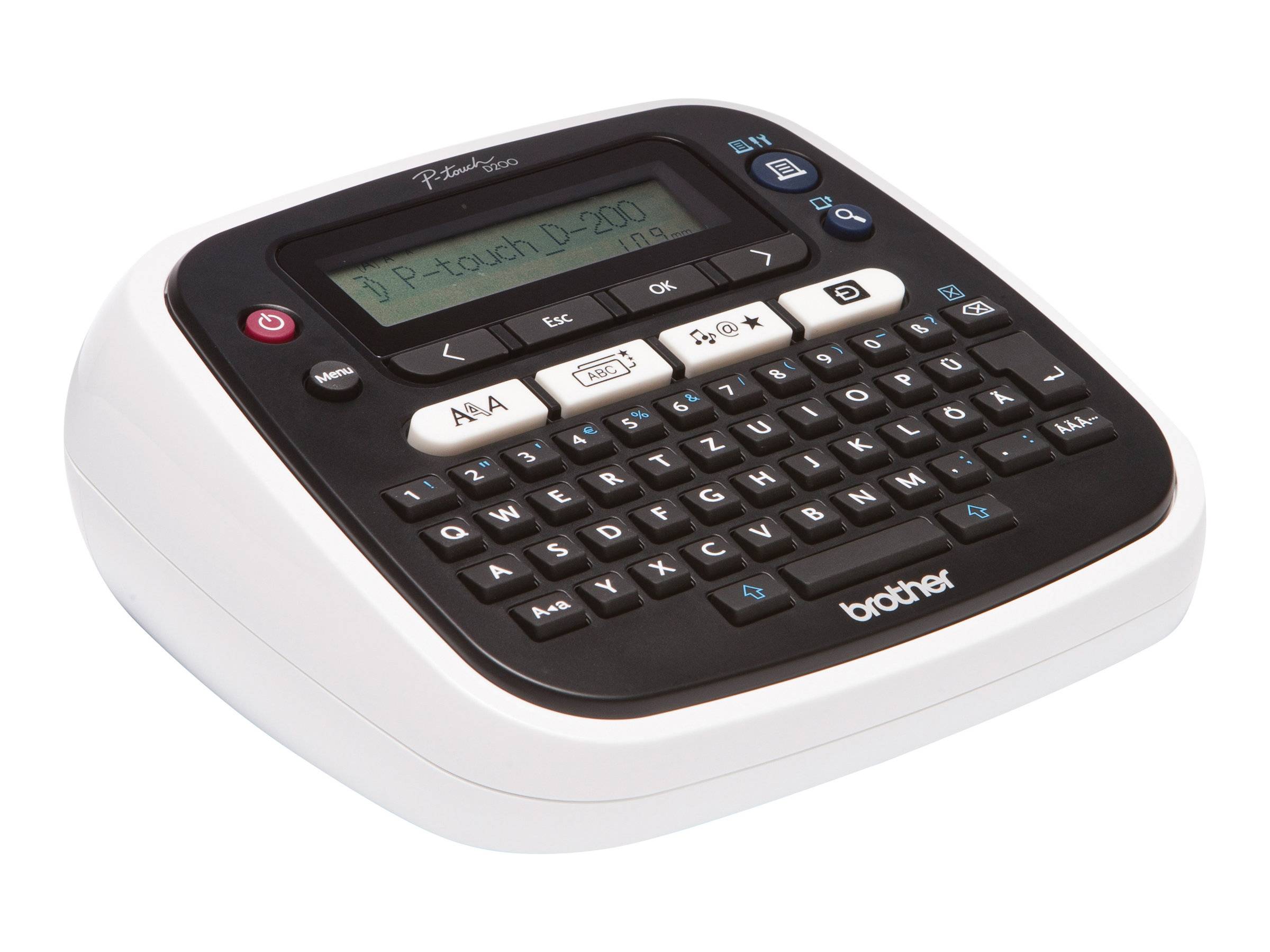 Brother P-Touch D200BW Etichettatrice Adatto per nastro: TZe 3.5 mm, 6 mm, 9 mm, 12 mm-3