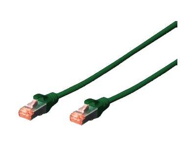 Digitus DK-1644-070/G RJ45 Cavo di rete, cavo patch CAT 6 S/FTP 7.00 m Verde Privo di alogeni, coppie intrecciate, con p-1