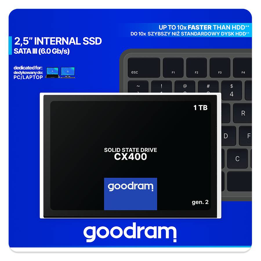 Goodram CX400 gen.2 2.5" 1024 GB Serial ATA III 3D TLC NAND-2