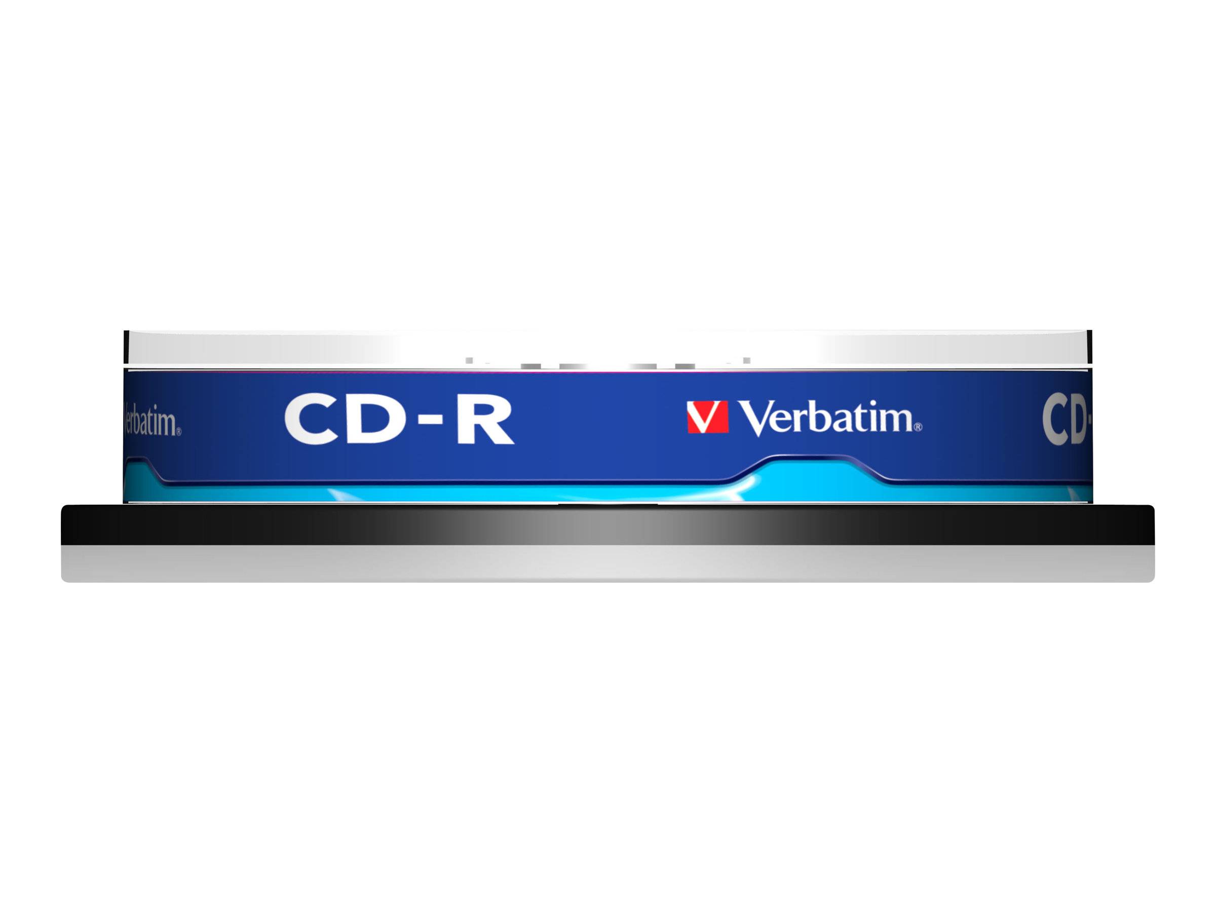 Cd-r 80 min. 700 mb Verbatim campana pz.10-0