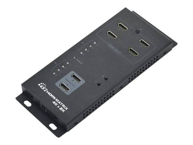TECHly IDATA-HDMI-MX42 4x2 porte Switch Matrix HDMI Per montaggio a parete 3840 x 2160 Pixel-4