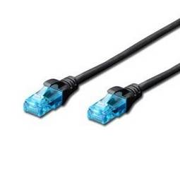 Digitus DK-1512-005/BL RJ45 Cavo di rete, cavo patch CAT 5e U/UTP 0.50 m Nero coppie intrecciate 1 pz.-2