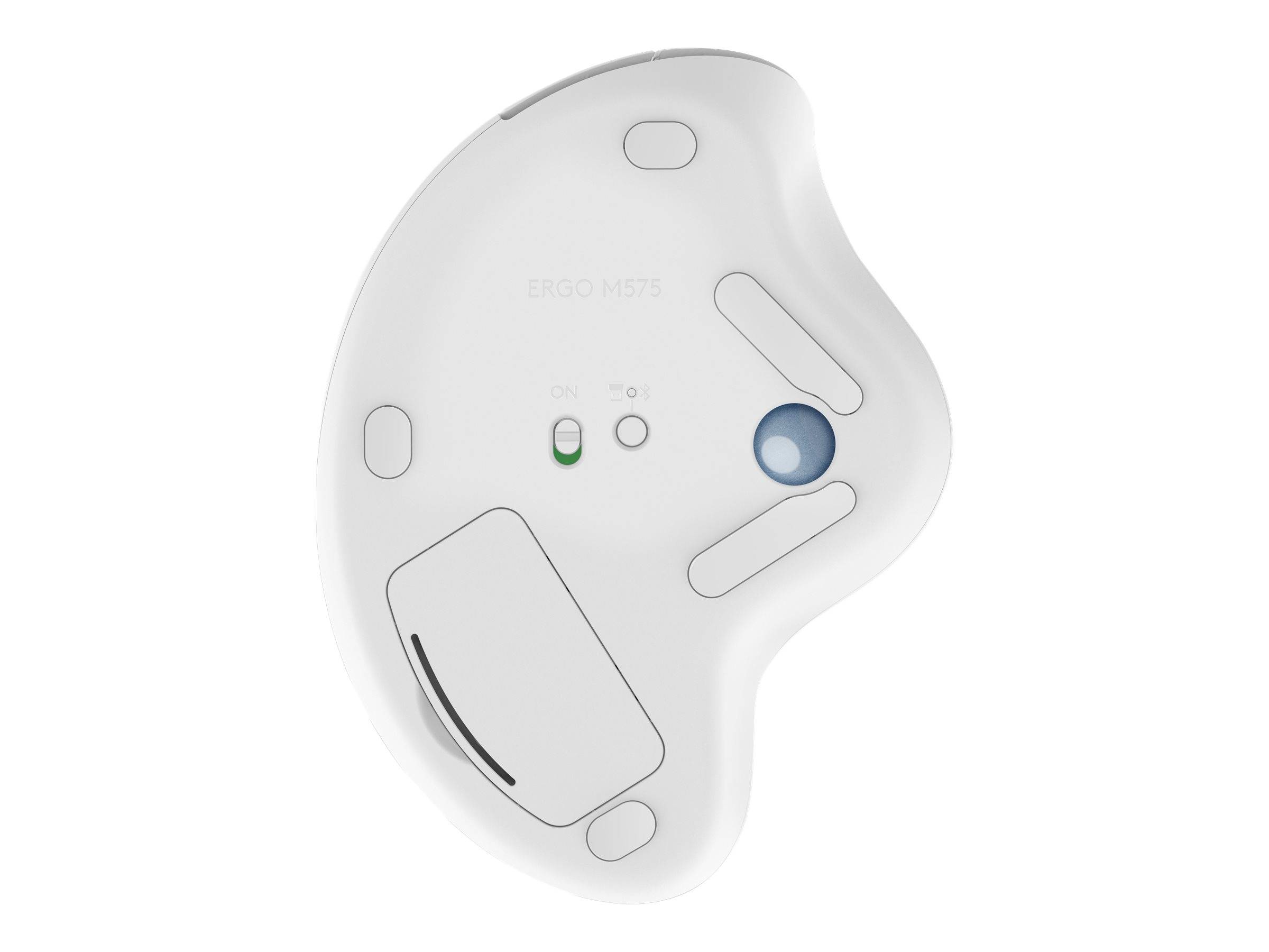 Logitech ERGO M575 Trackball Senza fili (radio) Ottico Bianco 5 Tasti 2000 dpi Ergonomico-3
