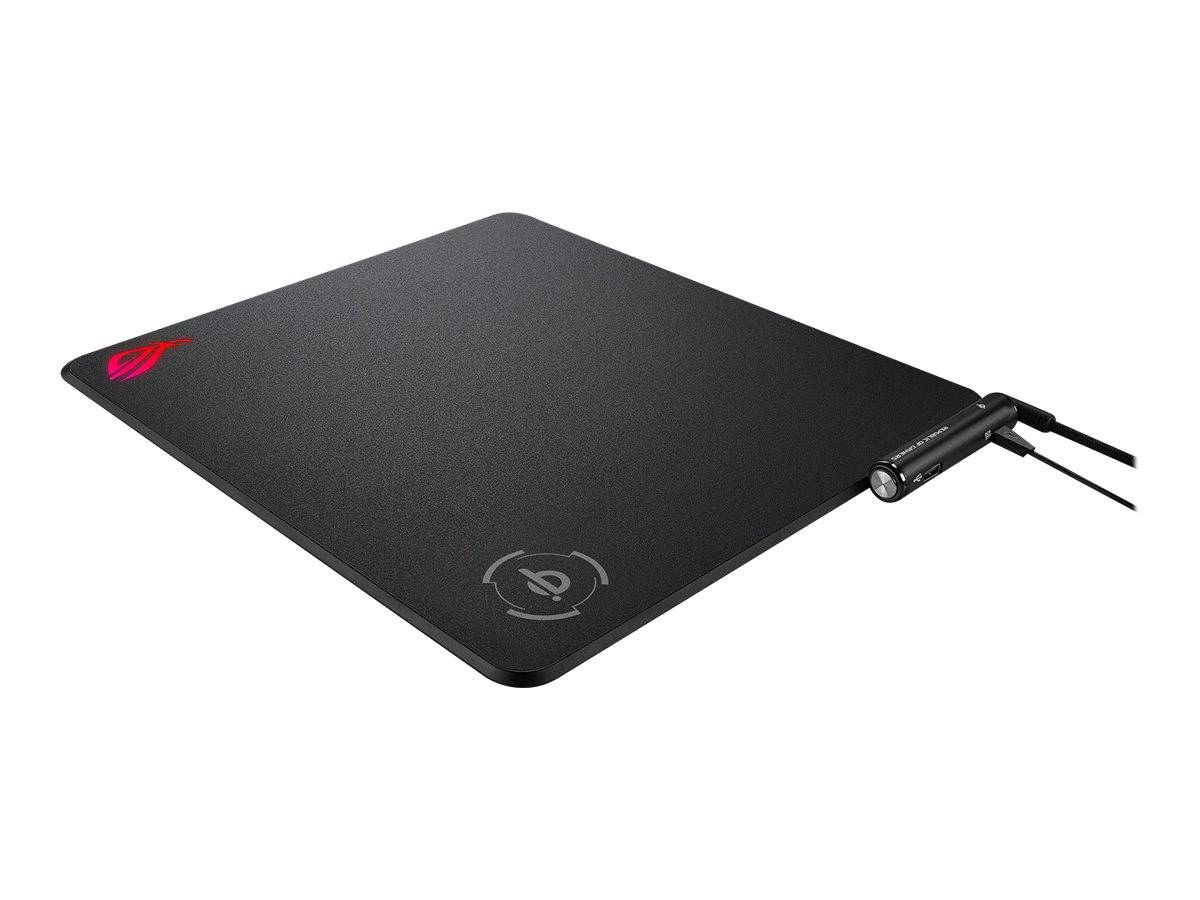 ASUS ROG Balteus Qi Tappetino per mouse per gioco da computer Nero-1